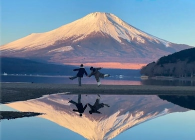 Dagsutflykt: Fuji Oishi Park och Yamanaka-sjön Amfibiebuss i Japan