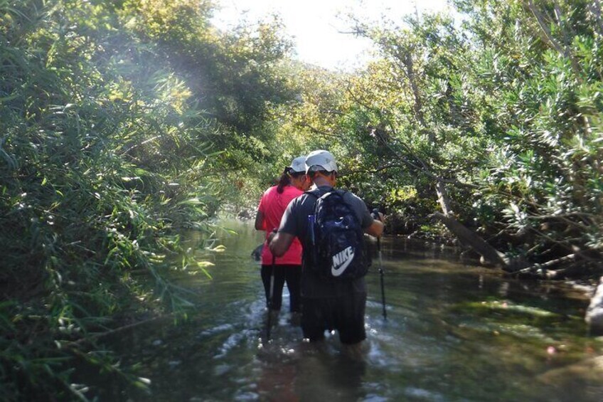 River trekking at kourtaliotiko river, Rethymno - Crete
