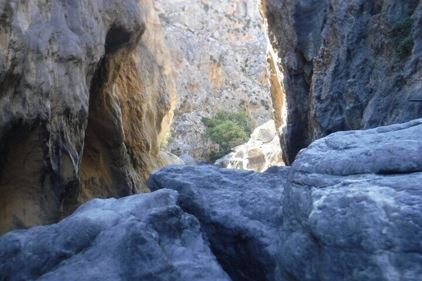 River trekking at kourtaliotiko gorge, Rethymno - Crete