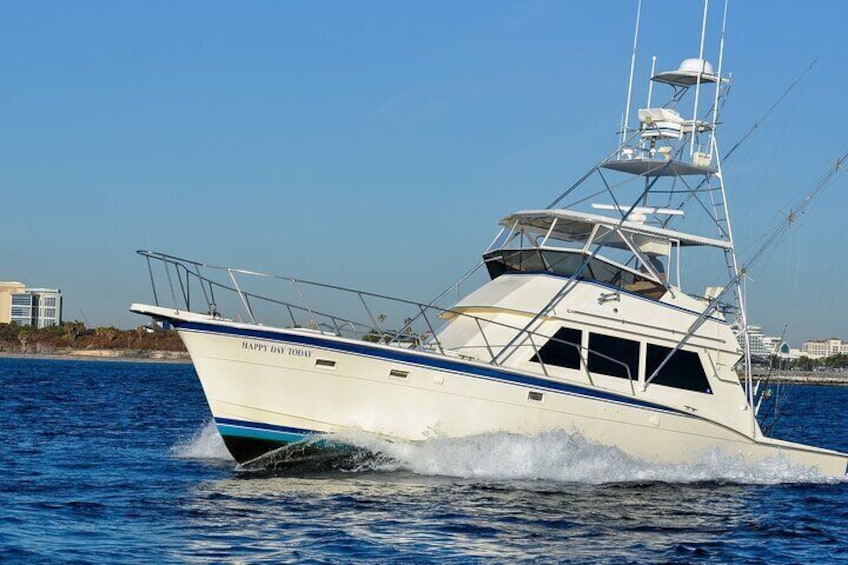 Come fishing with us aboard the "Happy Day Today" and Top Shot Sportfishing Charters aboard a 52' Hatteras Sportfish 