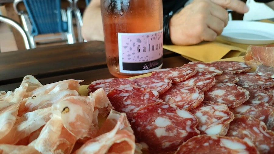 Salò: Tasting of 4 Valtenesi wines with local food