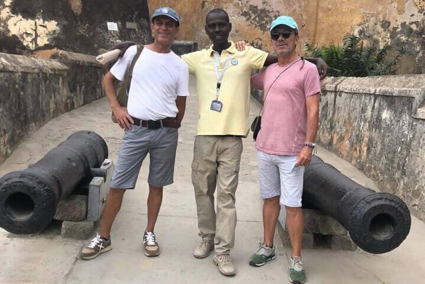 Learning about UNESCO site Fort Jesus