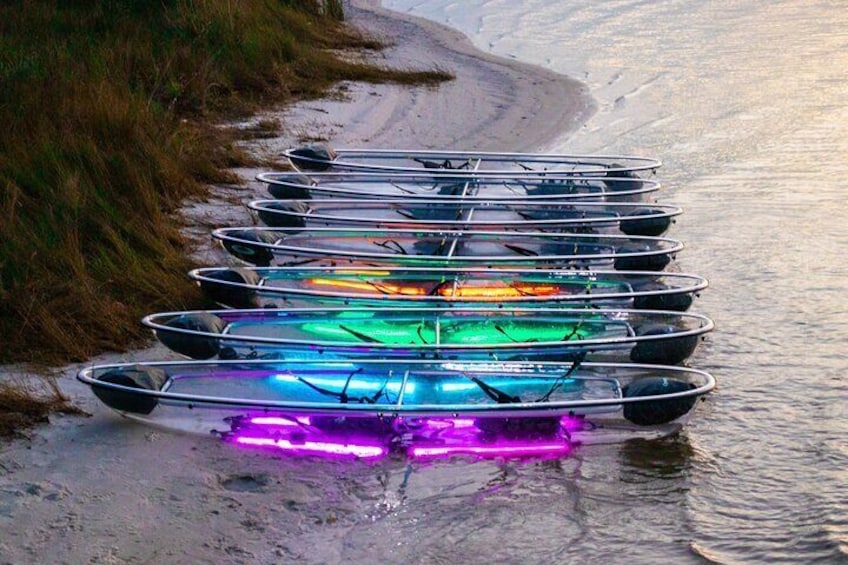 Night Glow Kayak Paddle Session in Navarre Beach