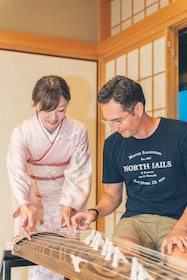 Kyoto: Traditional Koto and Violin Concert at Tea House