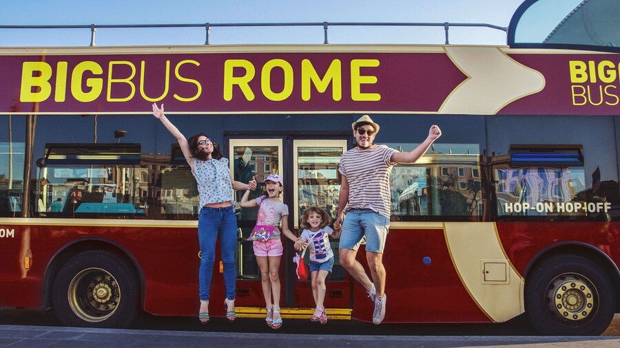 Rome: Discover & Colosseum Hop-On Hop-Off Big Bus
