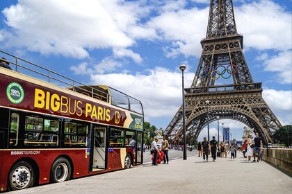 Tour en autobús turístic Big Bus París i Arc de Triomf