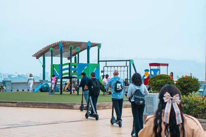 3-Hour Private Scooter Tour through Miraflores with Guide