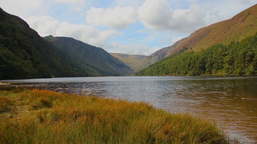 Wicklow Mountains, Glendalough Monastic & Powerscourt Gardens from Dublin