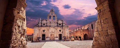 Rethymno:3-4 or 5 hours to Arkadi- Melidoni Private Transfer