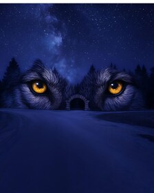 Montebello, QC: Omega Park ONIRO Immersive Experience at Night