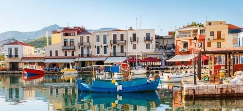 Souda Port to Rethymno City 4 or5 Hour &Kournas Private Tour
