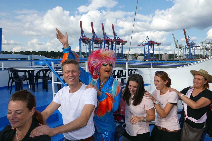 Picture 1 for Activity Hamburg: Party Harbor Cruise with Olivia Jones