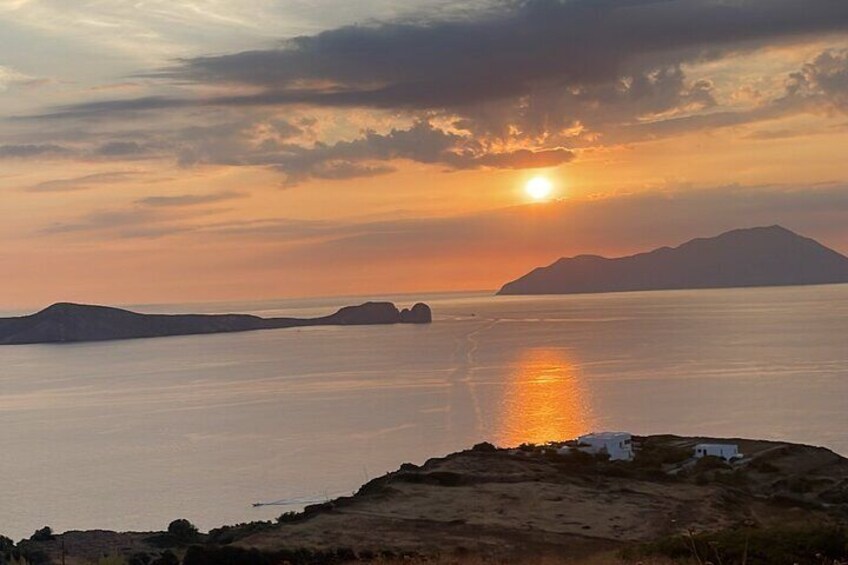 Plaka sunset views from the Castle