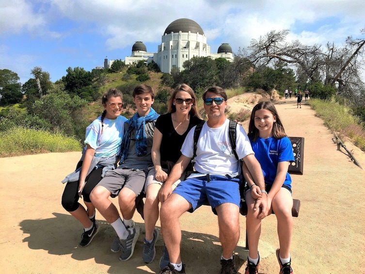 Hiking group at Griffith Park in LA