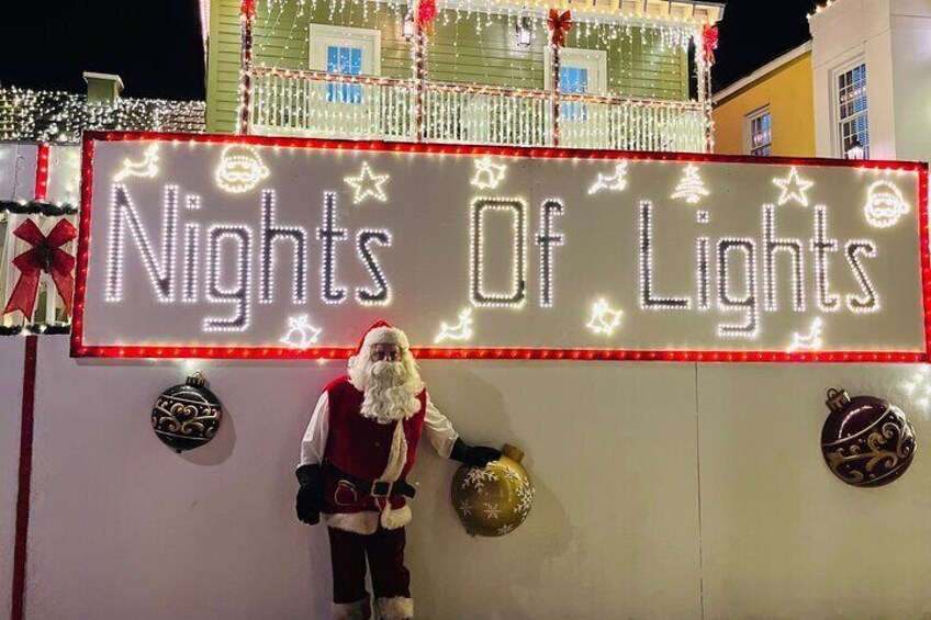 Nights of Lights Private Golf Cart Tour up to 5 people