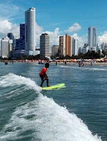 Cartagena: Surf Lesson with Colombian Champion