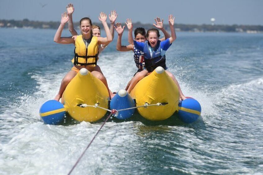 Private Banana Boat and Dolphin Spotting Experience