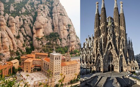 Kombinasi Satu Hari: Tur Sore Hari Biara Montserrat dan Sagrada Familia