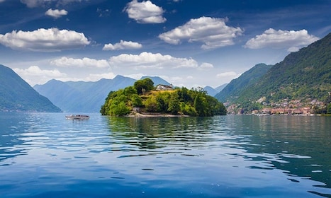 Från Milano: Privat båtkryssning till Comosjön, Luganosjön och Bellagiosjön
