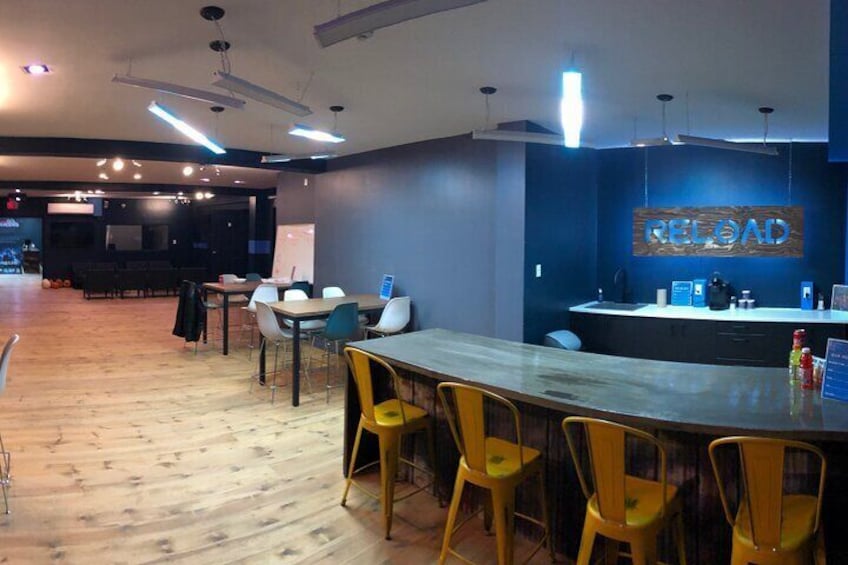 The bar offer a full assortment of refreshments.
