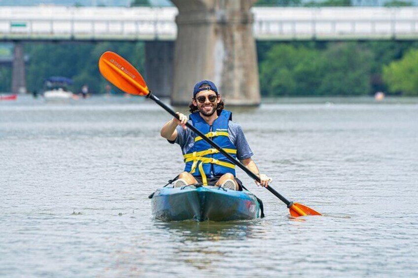 Guided Downtown to Barton Springs Kayak Tour 