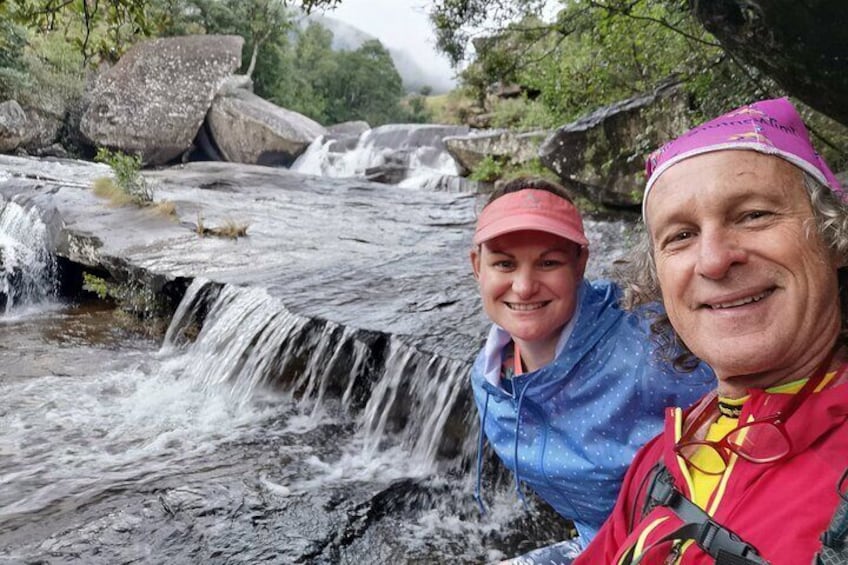 Another happy hiker at Cascades