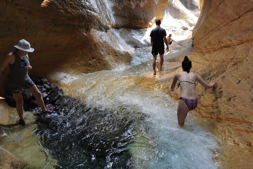 The gully at the Gorge testing out you balancing skills