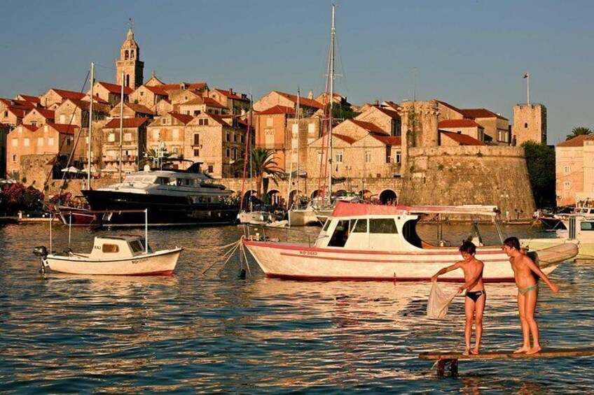 City of Korcula port