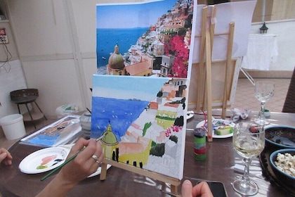 Målningsupplevelse för små grupper i Neapel