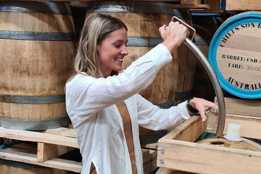 Stealing Whisky from the Barrel!