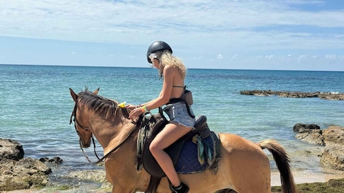 Jamaica: Horseback Riding and Sunset Catamaran Cruise