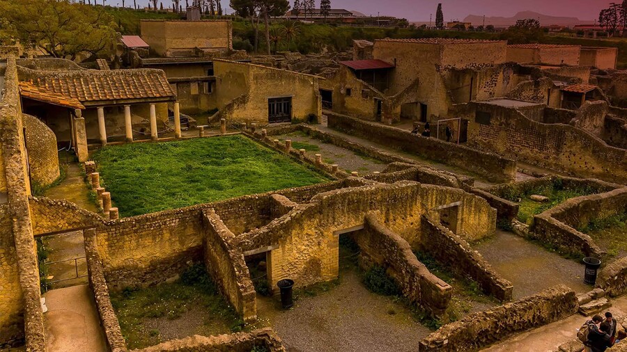 From Amalfi Coast: Pompeii Herculaneum skip-the-line