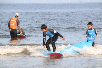 The Hague: Scheveningen Beginner's Surf Lesson Kids