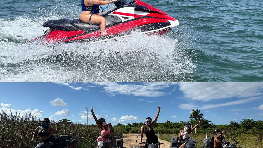 Ultimate Miami Jet Ski Rides & ATV Thrill Combo : Water & Land Package