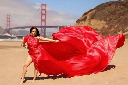 Private San Francisco Photoshoot in Flying Dresses