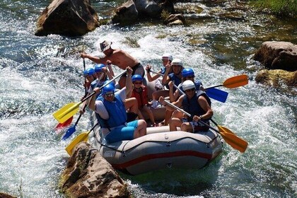 From Split or Trogir: Cetina River Rafting with Transfer