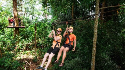 Khao Lak: River Tubing, Zipline & ATV Premium Combo