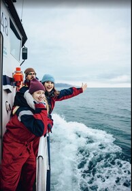 Húsavík: Whale Watching – Family Run with Indoor Seats