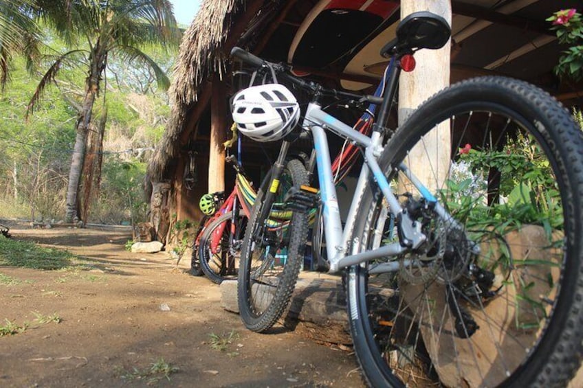 Mountain Bike Tours 
All levels 
Fun for all 
2 hrs bike ride in the jungle 