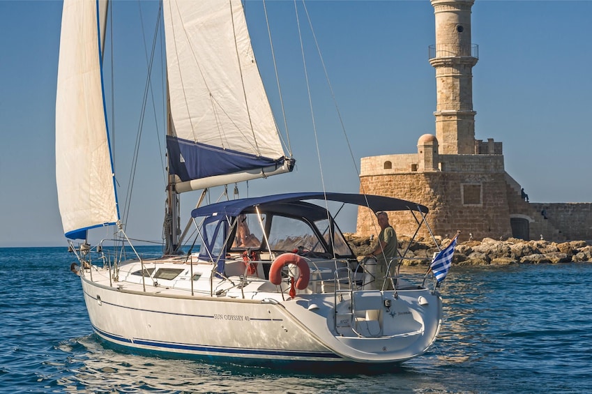 One Day Sailing Trip from Chania Venetian harbor