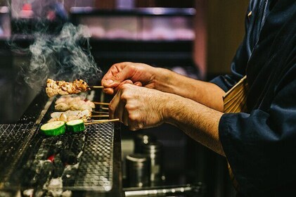 Private Yakitori and Sushi Food Tour