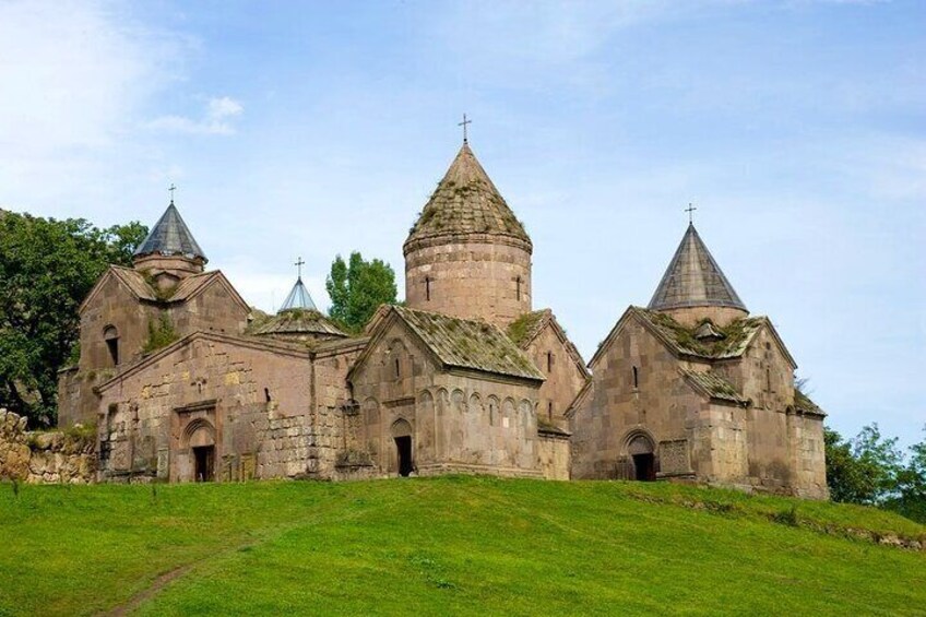 The Monastery is housing 13th century Armenian needle made cross-stone