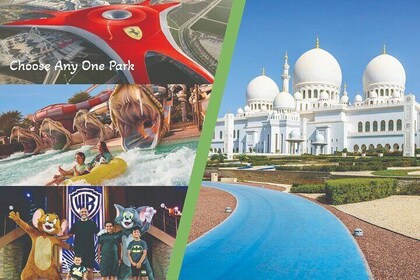Private Abu Dhabi City Tour with Yas Island Any 1 Theme Park
