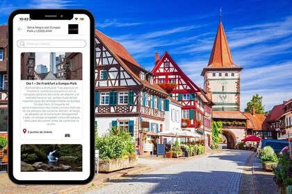 Routes in the Black Forest, Germany