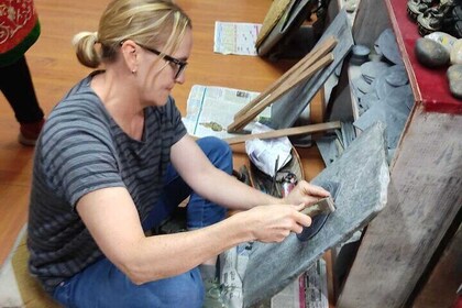 Traditional Stone Carving Workshop in Kathmandu