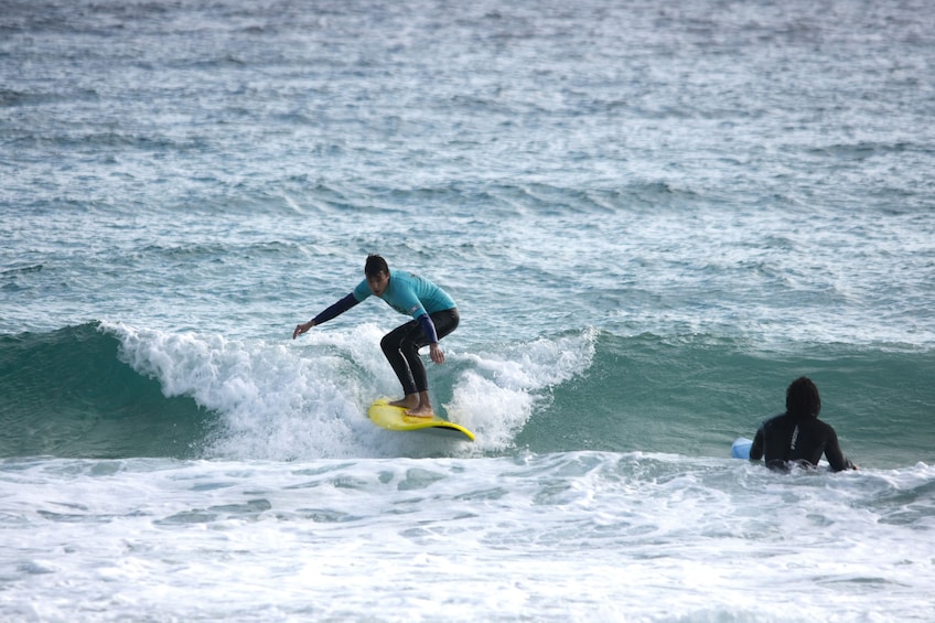 Surf class with a Pro in Fuerteventura