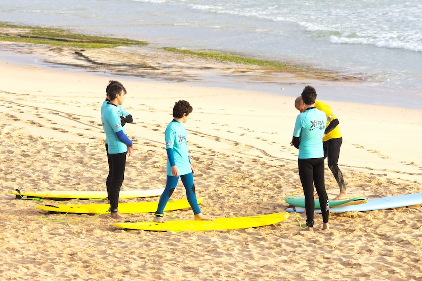 Surf class with a Pro in Fuerteventura
