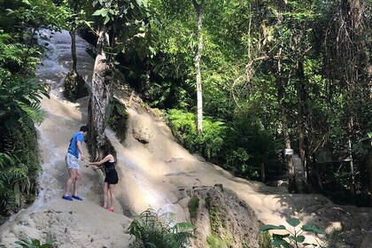 Private Sticky Waterfall DAY to Elephants Sanctuary & Blue Temple