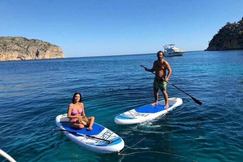 Formentera & Ibiza Day Trip by Sailboat - Champagne & Snacks