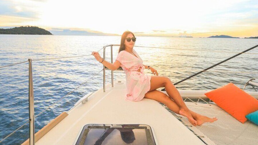 Sunset Sailing Around Koh Lipe by Yacht